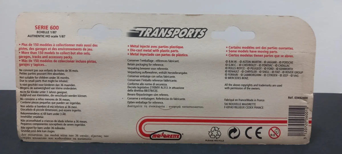 1993 Construction Transporter Yellow: Box: Image 2