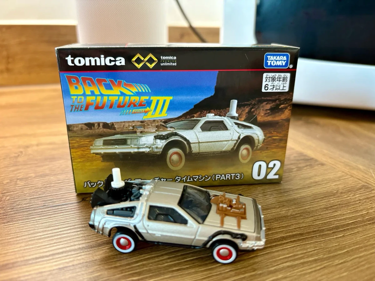 2024 Back To The Future Time Machine Part 3 Silver: No Package: Image 6