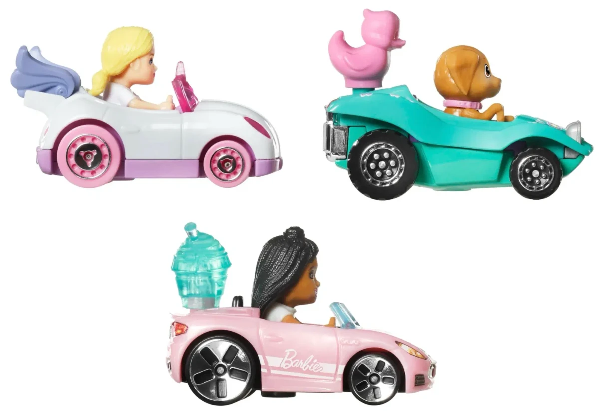 2025 Unicorn Car, Brooklyn, & Barbie Buggy 3-Pack: No Package: Image 3
