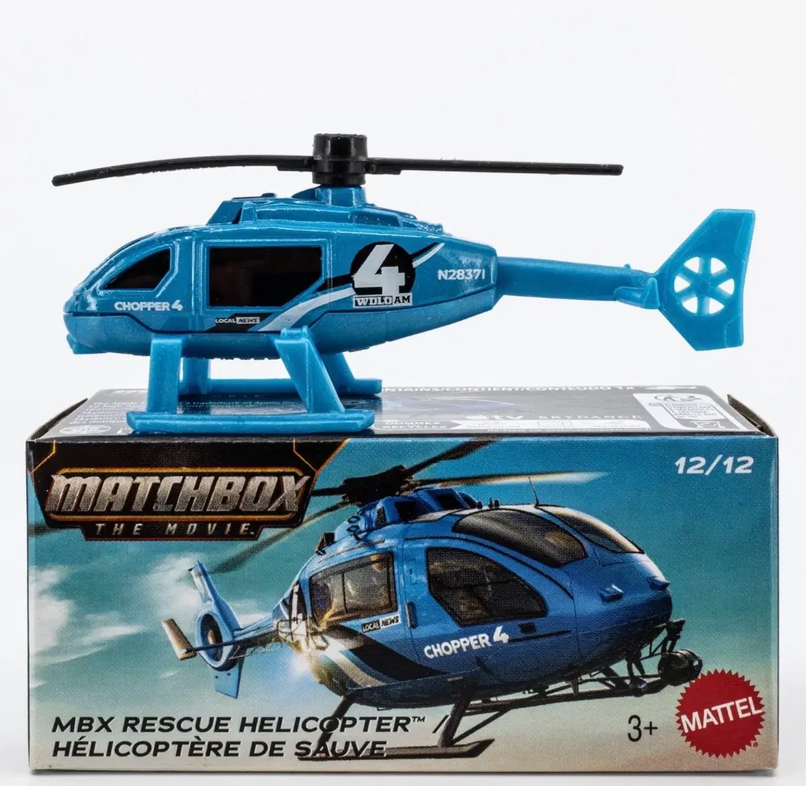2026 MBX Rescue Helicopter Blue: Box: Image 3