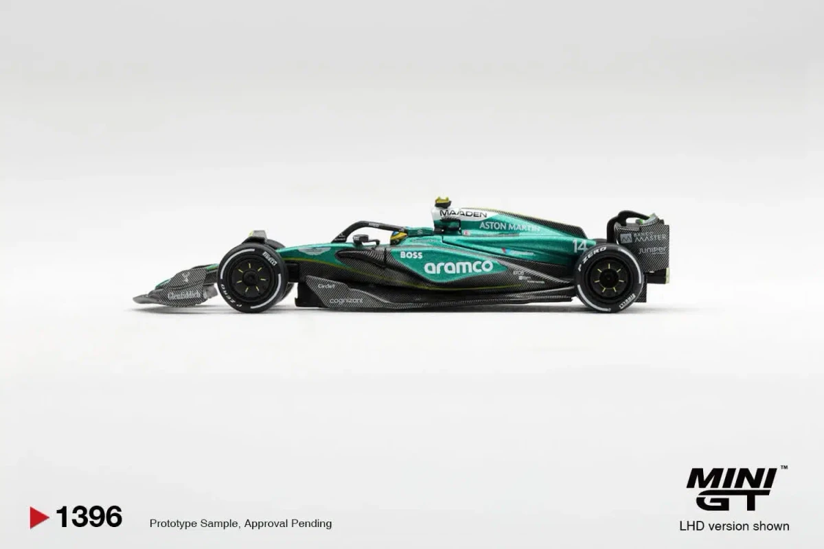 2026 Aston Martin AMR24 #14 Fernando Alonso 2024 F1 2024 Las Vegas GP Teal: No Package: Image 3