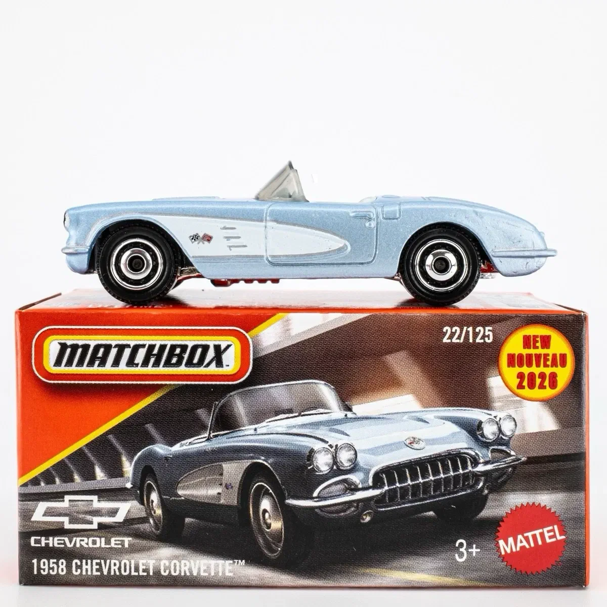 2026 1958 Chevrolet Corvette Blue: Box: Image 3