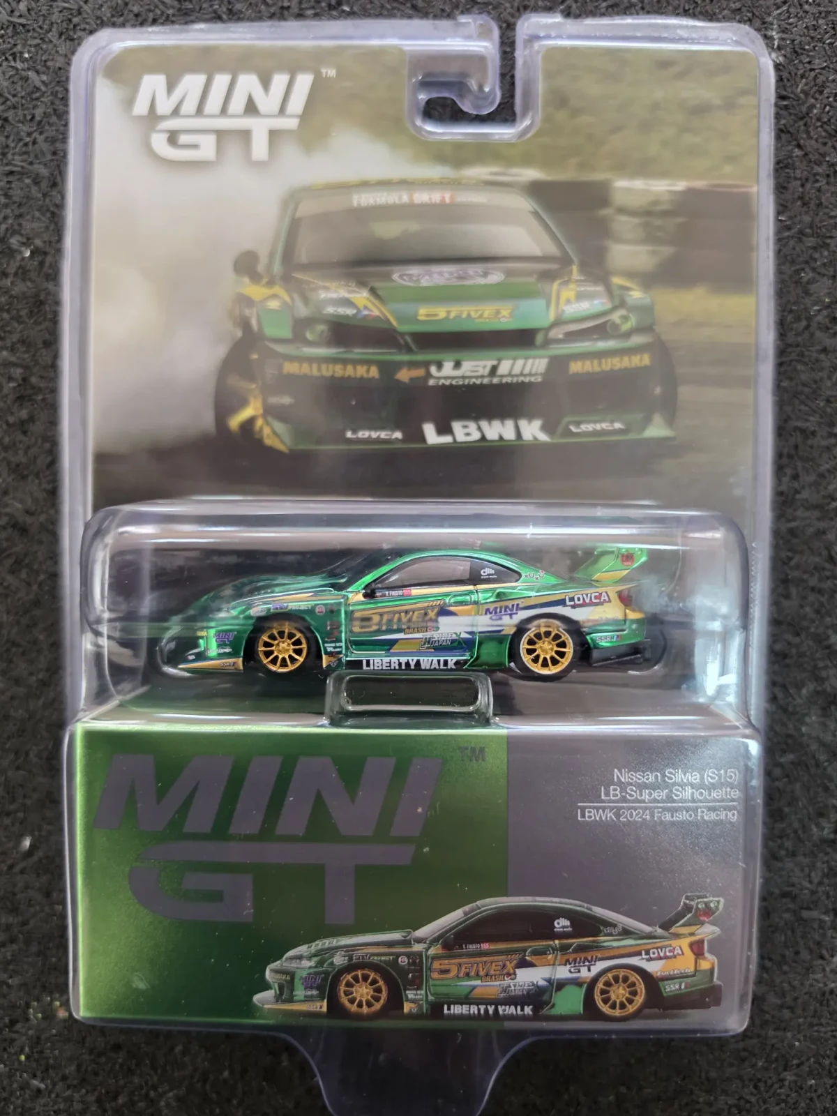 2024 Nissan Silvia S15 LB-Super Silhouette LBWK 2024 Fausto Racing Green: No Package: Image 9