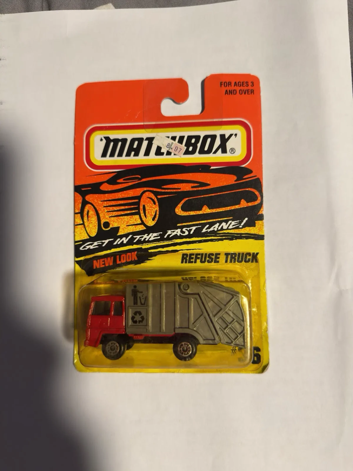 1996 Refuse Truck Red: Long Card: Image 2