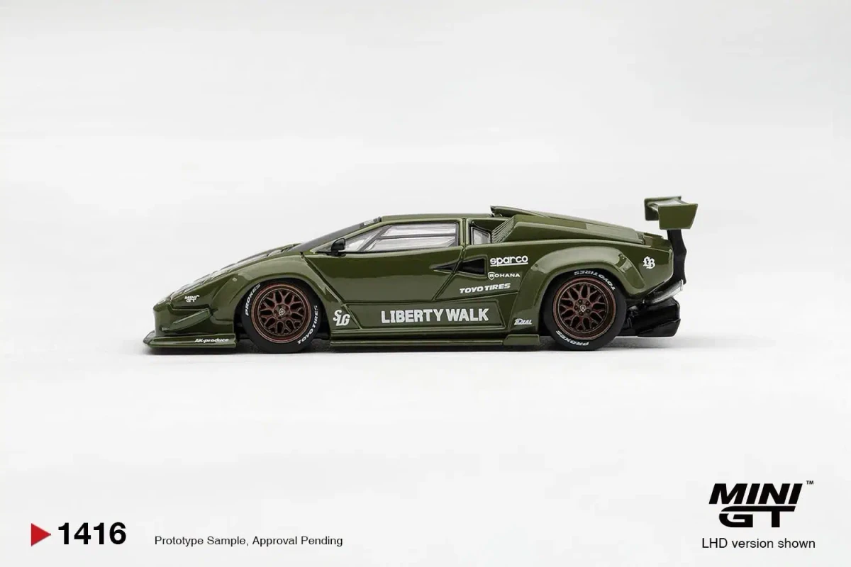 2026 Lamborghini Countach LB-WORKS Army Green Green: No Package: Image 2