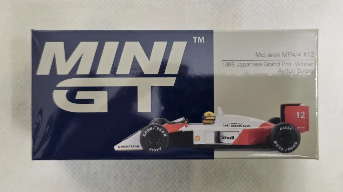 2026 McLaren MP4/4 #12 Ayrton Senna 1988 Japanese Grand Prix Winner White: Box: Image 4