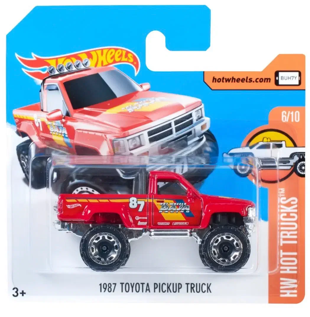 2017 1987 Toyota Pickup Truck Red: Short: Image 5