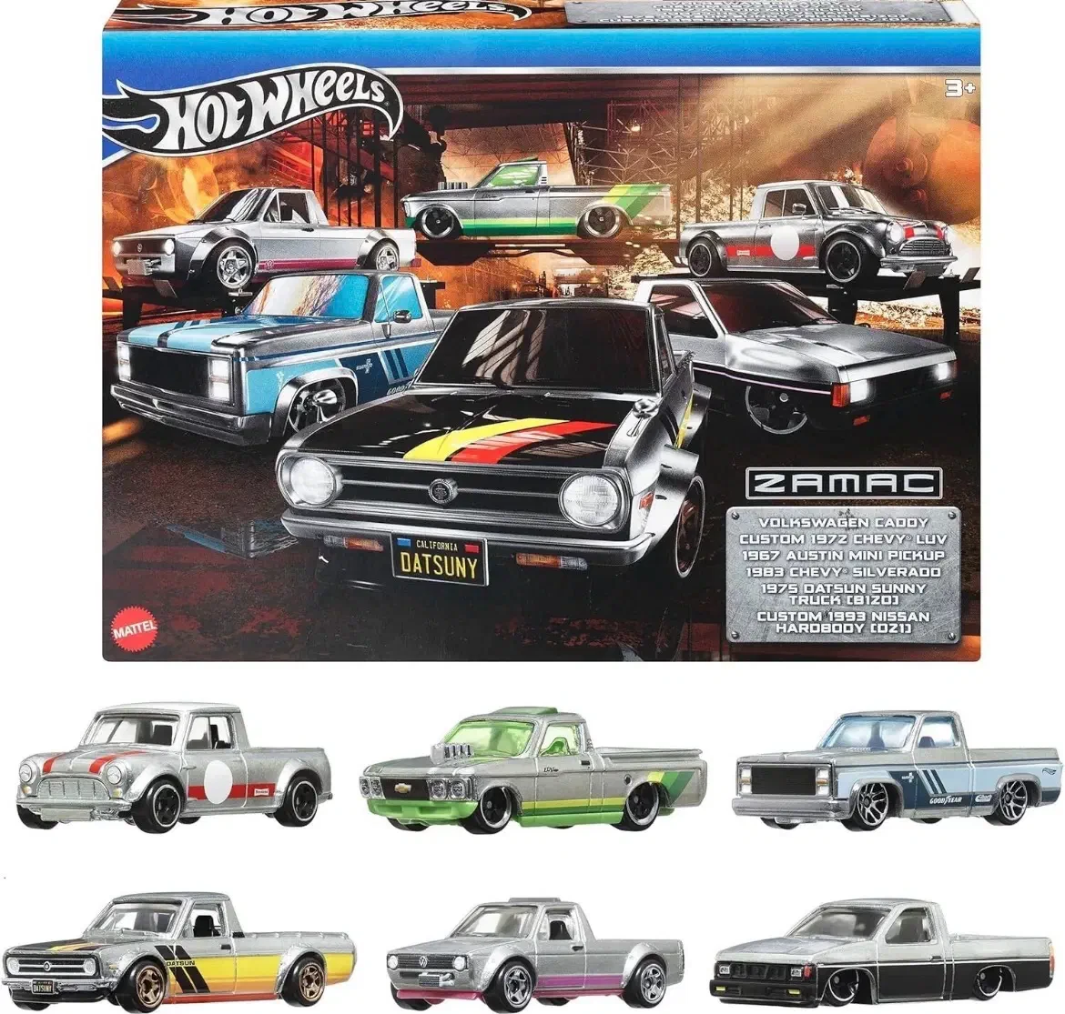 2024 Zamac Pick-Ups 6-Pack ZAMAC: Long (US): Image 2