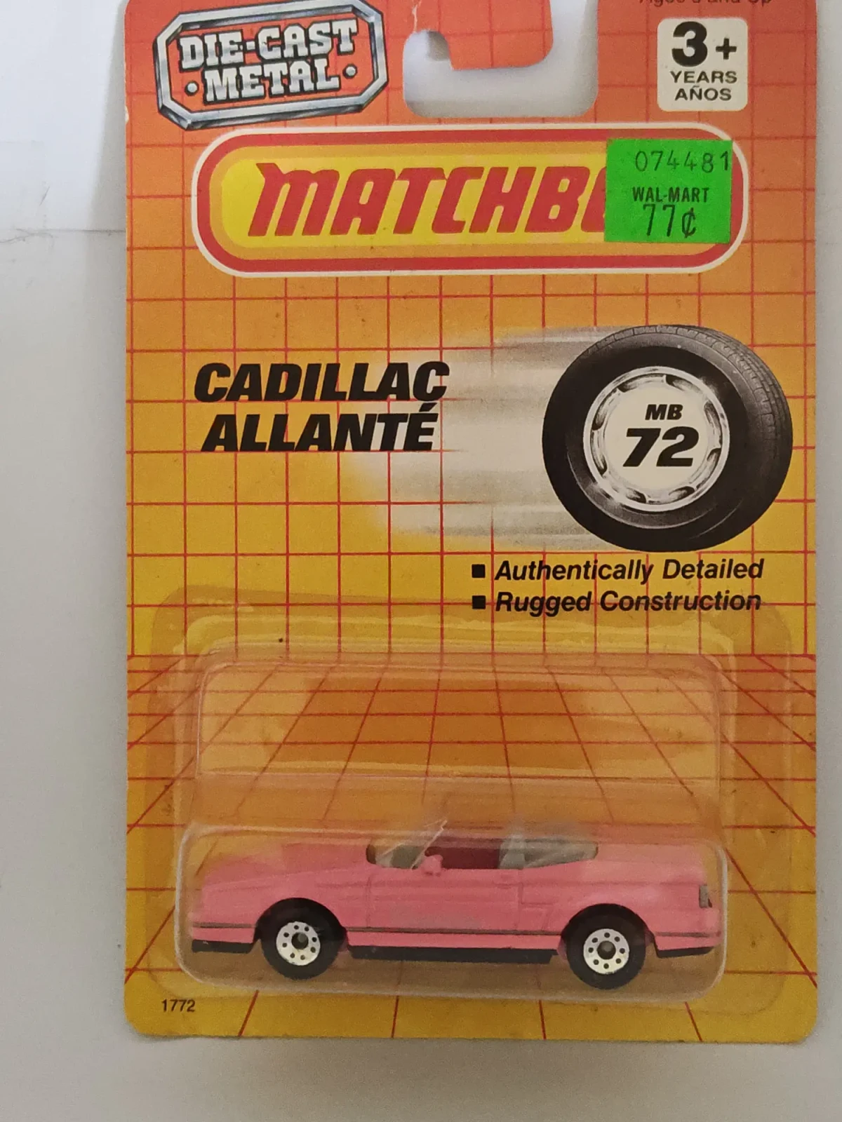 1991 Cadillac Allante Pink: Long Card: Image 2