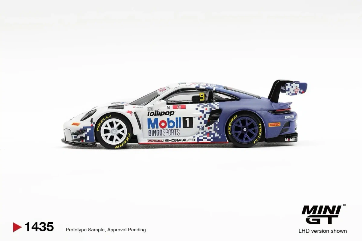 2026 Porsche 911 GT3 R (992) #9 Bingo Racing with LM Corsa 2026 Japan Cup Sugo Race 2 Winner White: No Package: Image 2