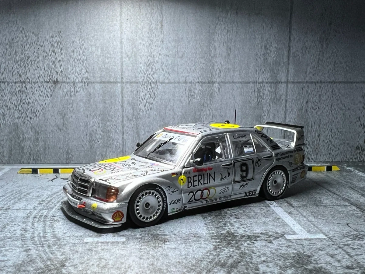2021 Mercedes-Benz 190E 2.5-16 Evolution II (Macau Gula Race 1992) Silver: No Package: Image 7