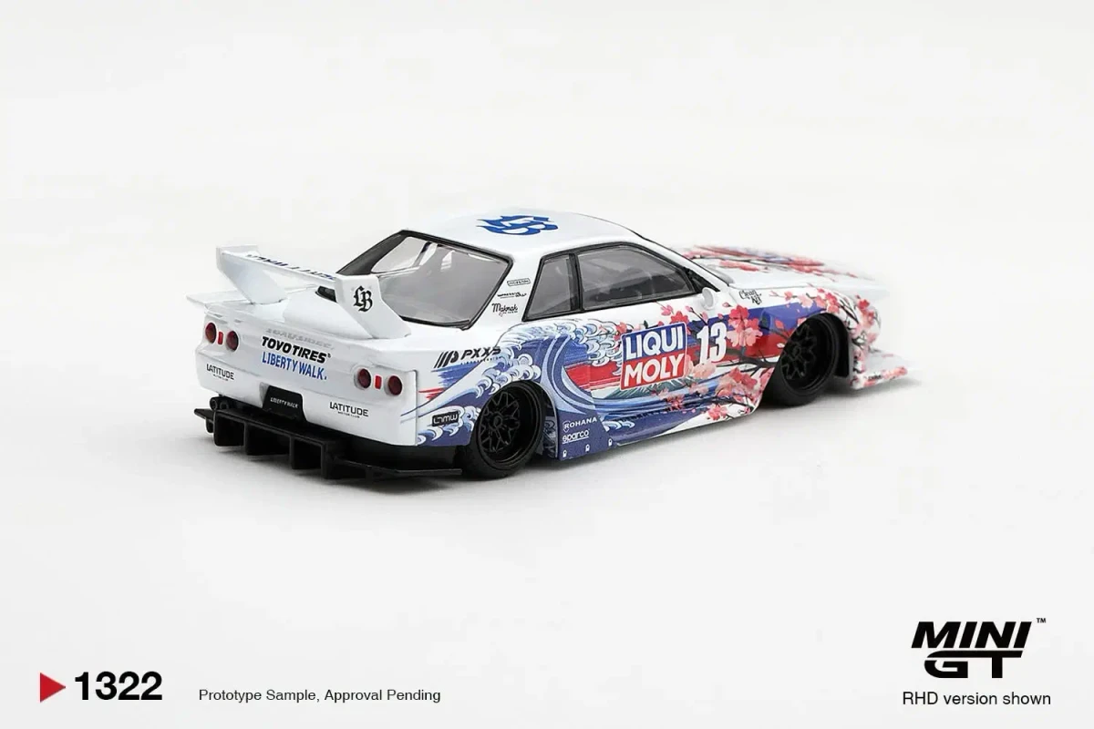 2026 Nissan Skyline GT-R (R32) LB-Kaido Works Liqui Moly #13 White: No Package: Image 3