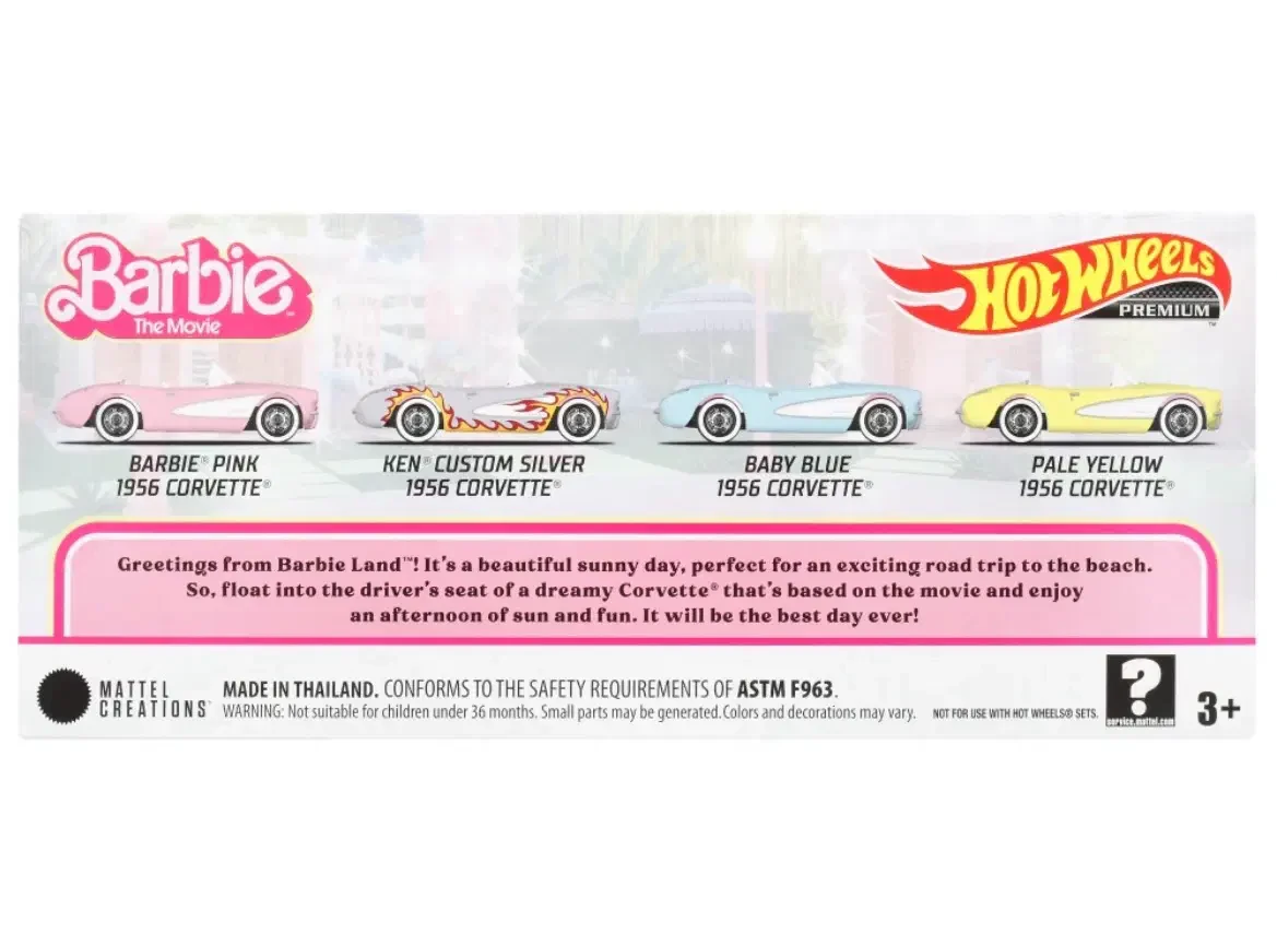 2023 Barbie 1956 Corvette Collector Set: Long (US): Image 3