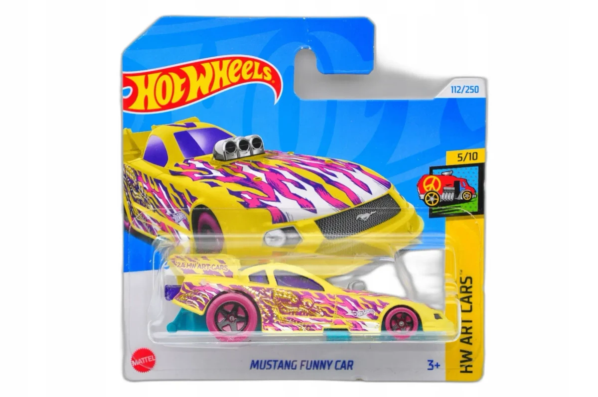 2024 Mustang Funny Car Yellow: Short: Image 2