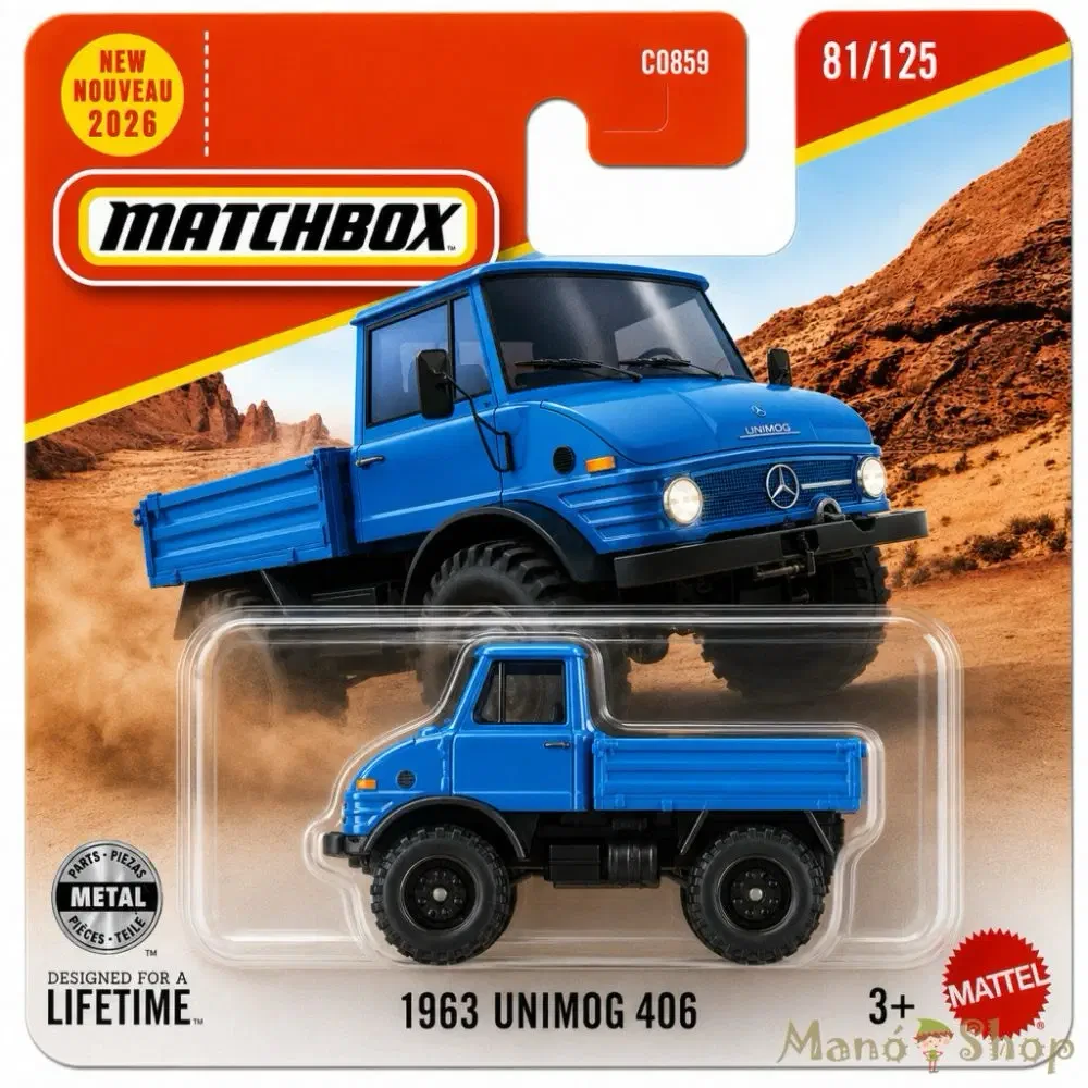 2026 1963 Unimog 406 Blue: Short Card: Image 5