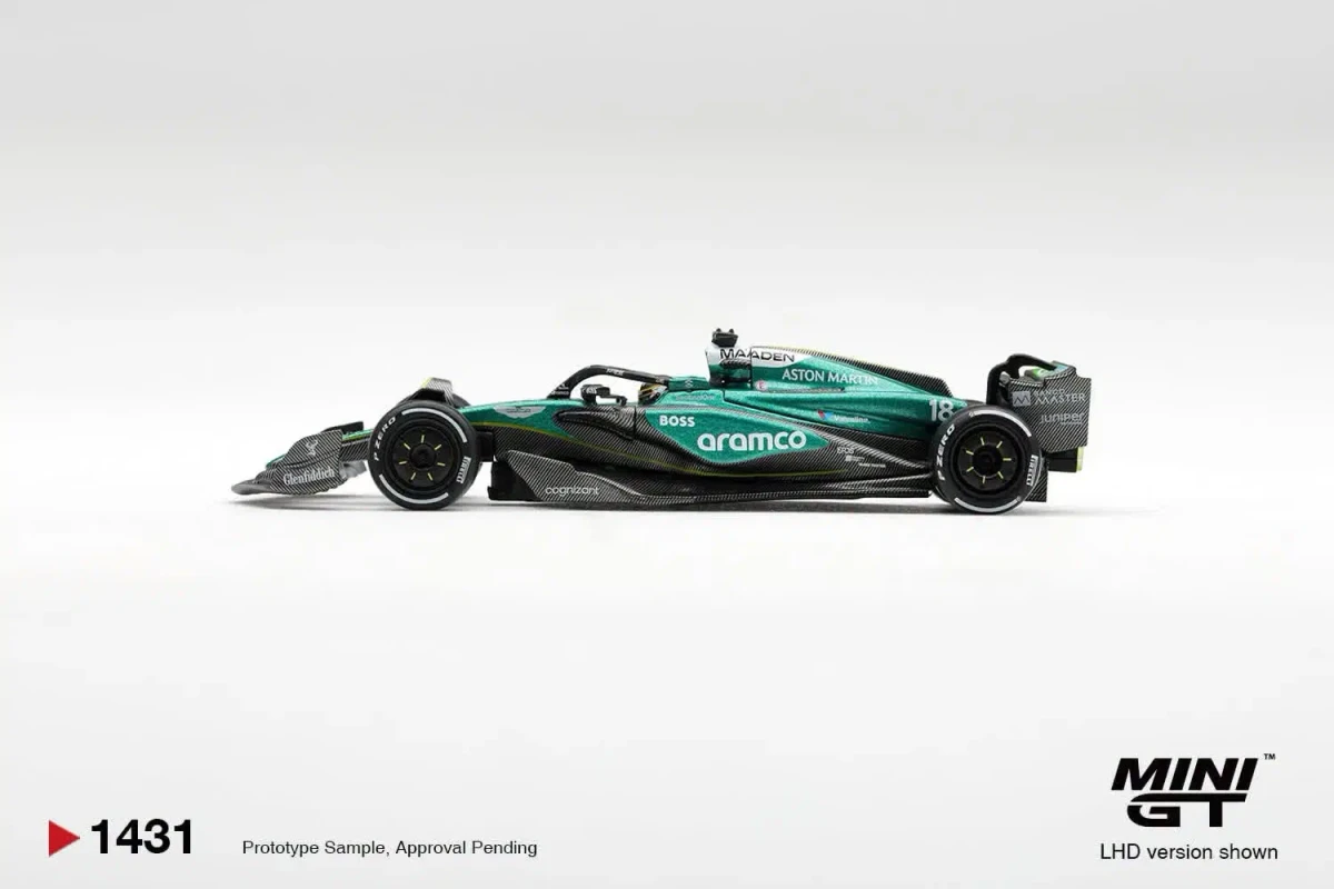 2026 Aston Martin AMR24 #18 Lance Stroll 2024 F1 2024 Las Vegas GP Teal: No Package: Image 2