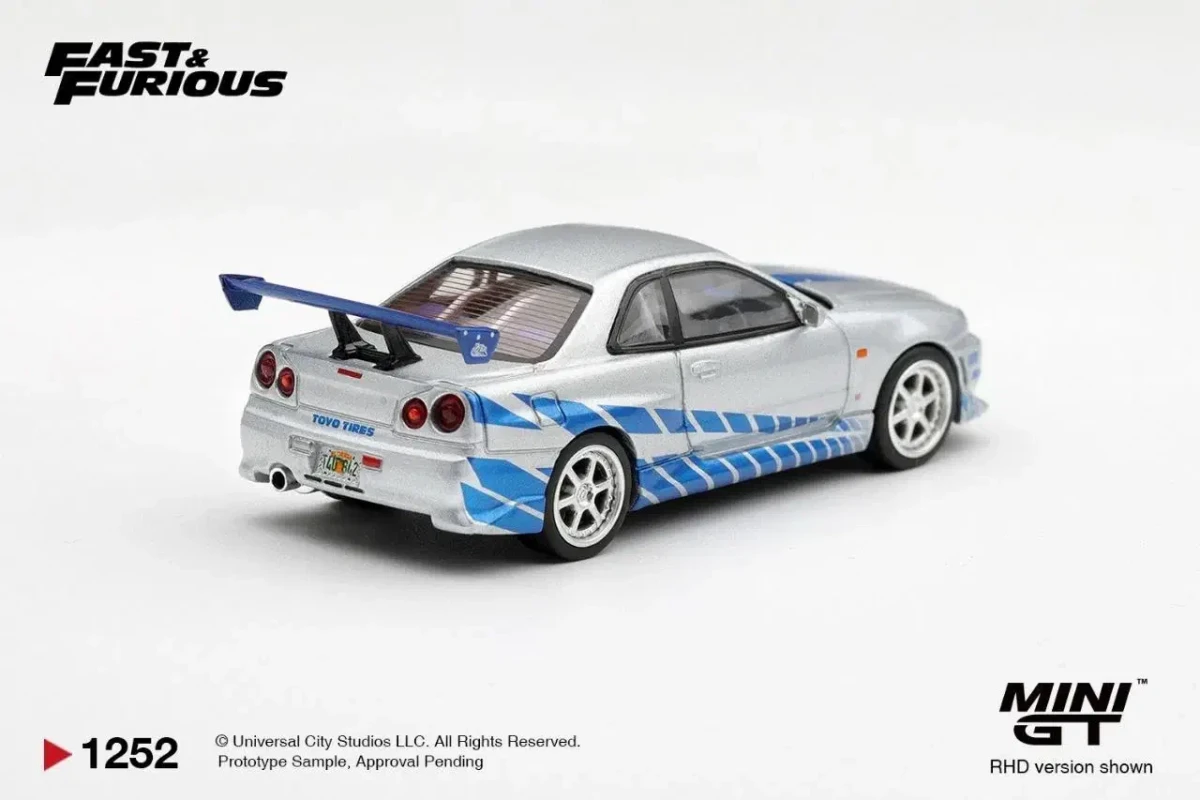 2026 Nissan Skyline GT-R C-West "2 Fast 2 Furious" Brian O'Conner Silver: No Package: Image 2