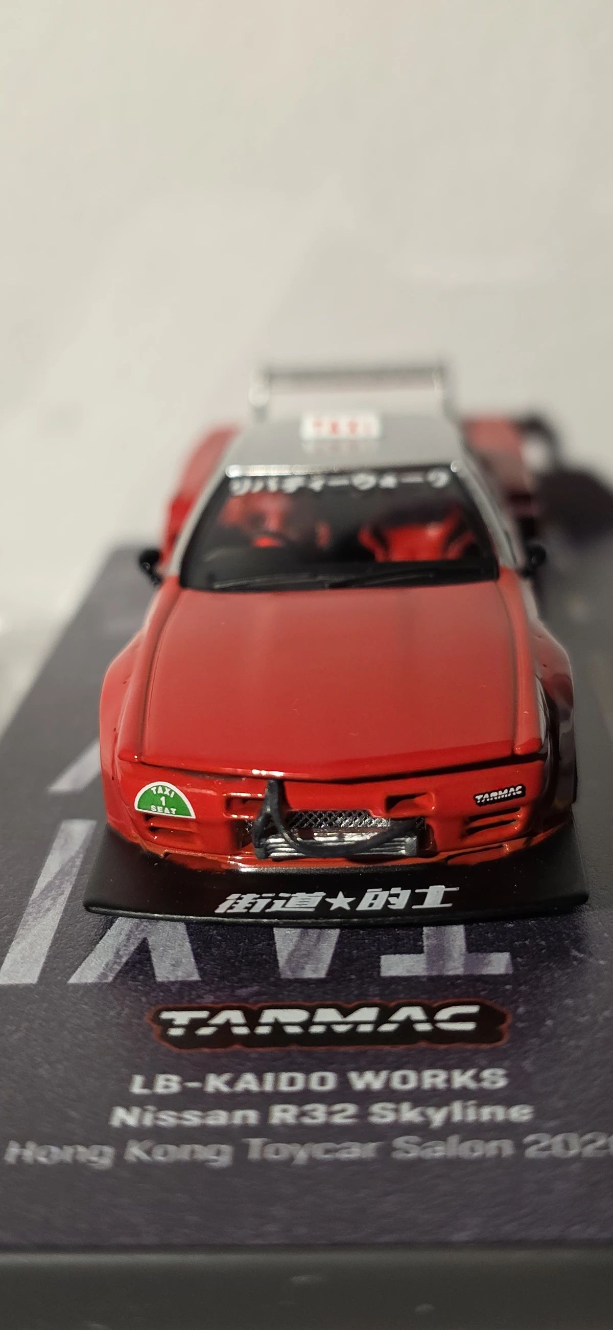 2026 LB-Kaido Works Nissan R32 Skyline Hong Kong Taxi Red: No Package: Image 4