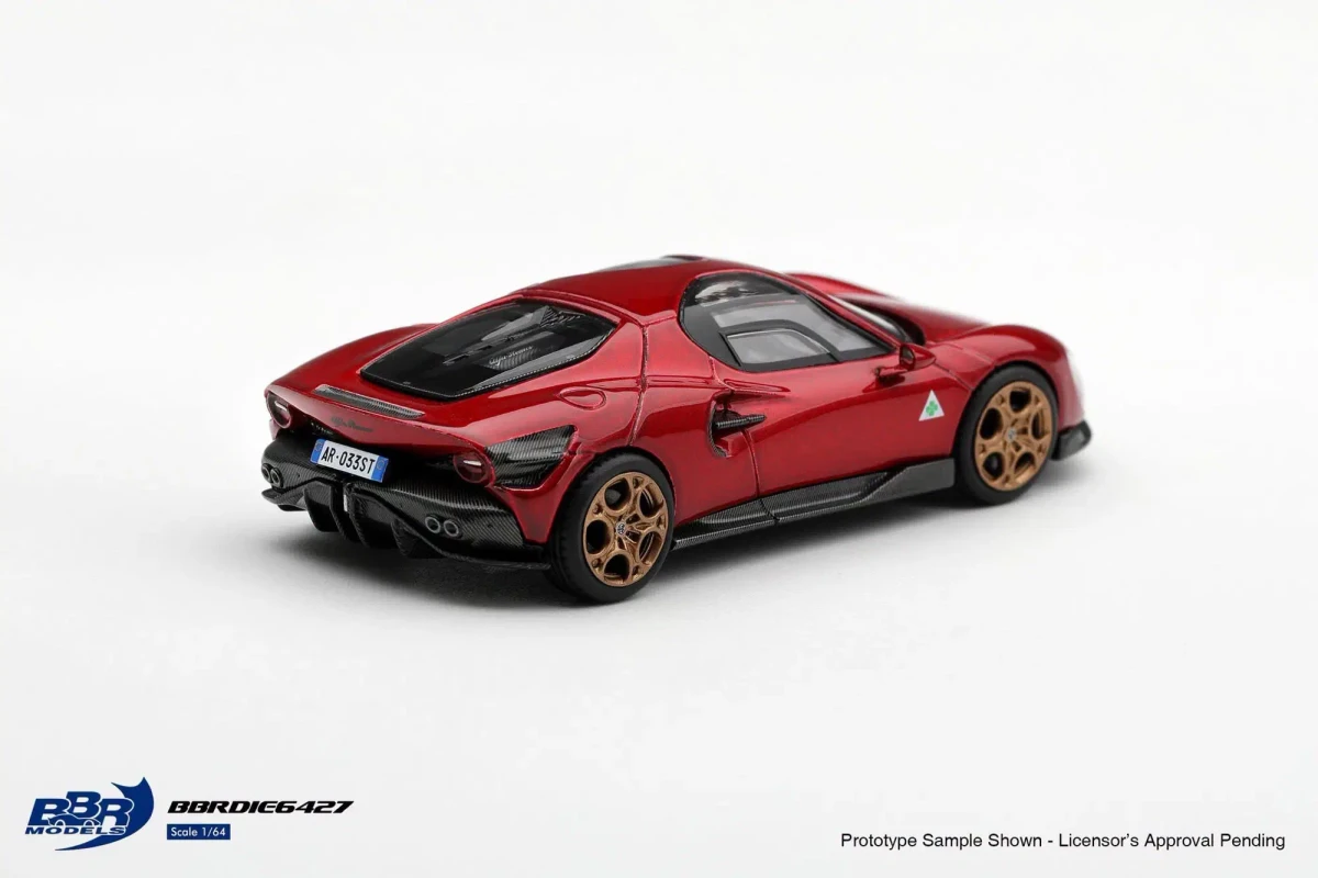 2026 Alfa Romeo 33 Stradale Rosso Villa d'Este Red: No Package: Image 4