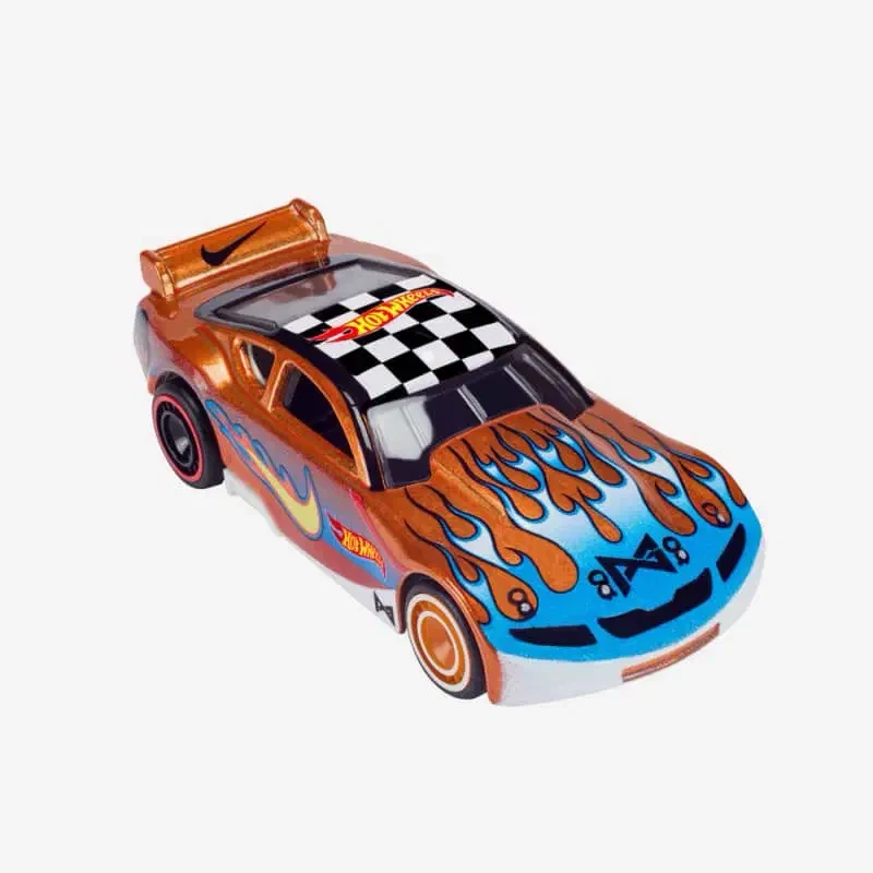 2022 Paul George Hot Wheels Circle Tracker Orange: No Package: Image 5