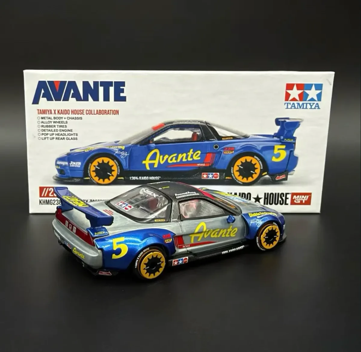 2026 Honda NSX Tamiya x Kaido House Avante V1 ZAMAC: No Package: Image 2
