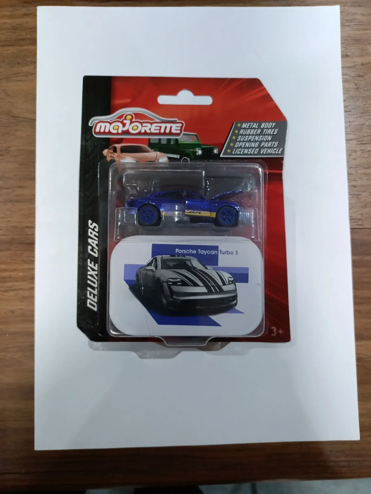 2024 Porsche Taycan Turbo S Blue: Blister: Image 2