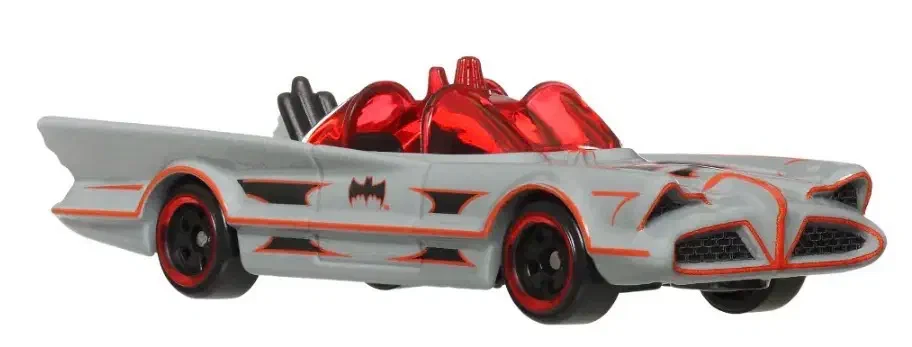 2027 Classic TV Series Batmobile Grey: No Package: Image 3