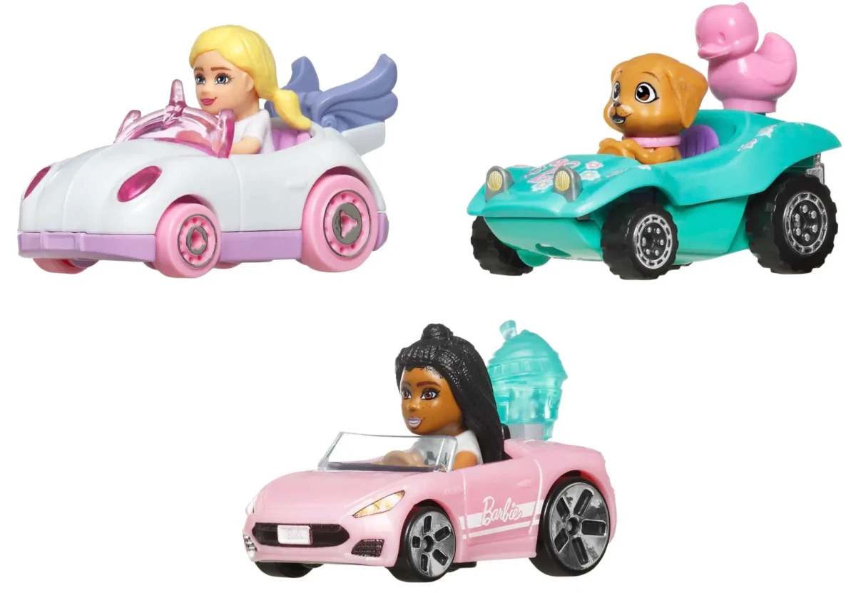 2025 Unicorn Car, Brooklyn, & Barbie Buggy 3-Pack: No Package: Image 2