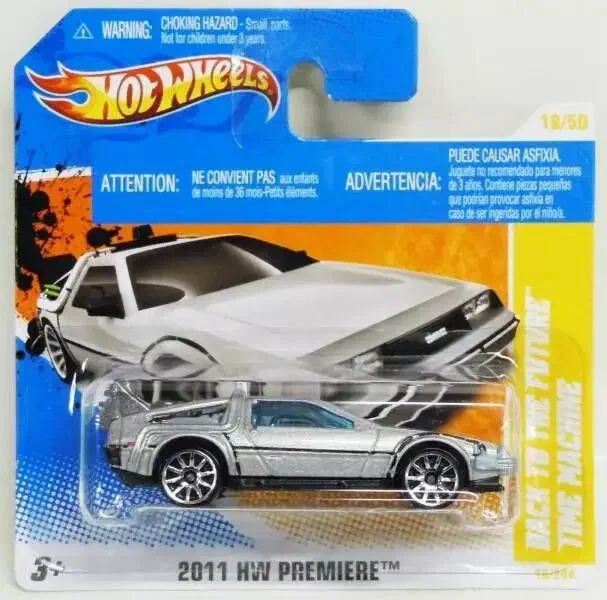 2011 Back To The Future Time Machine Silver: Short: Image 2