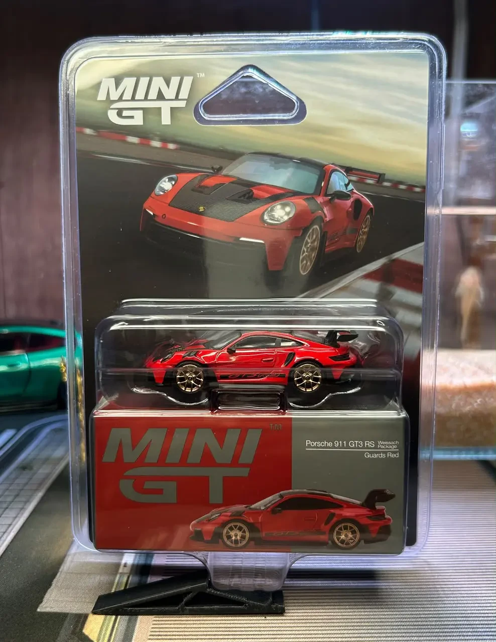 2025 Porsche 911 GT3 RS Weissach PackageGuards Red Red: Blister: Image 4