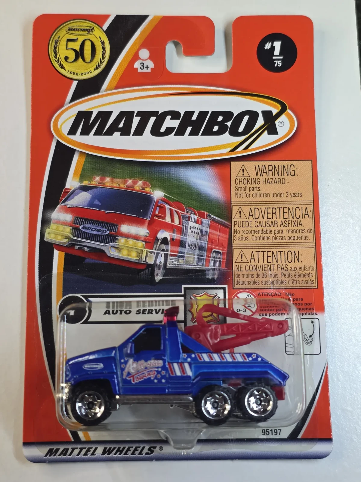 2002 King Tow / Auto Service Blue: Long Card: Image 3