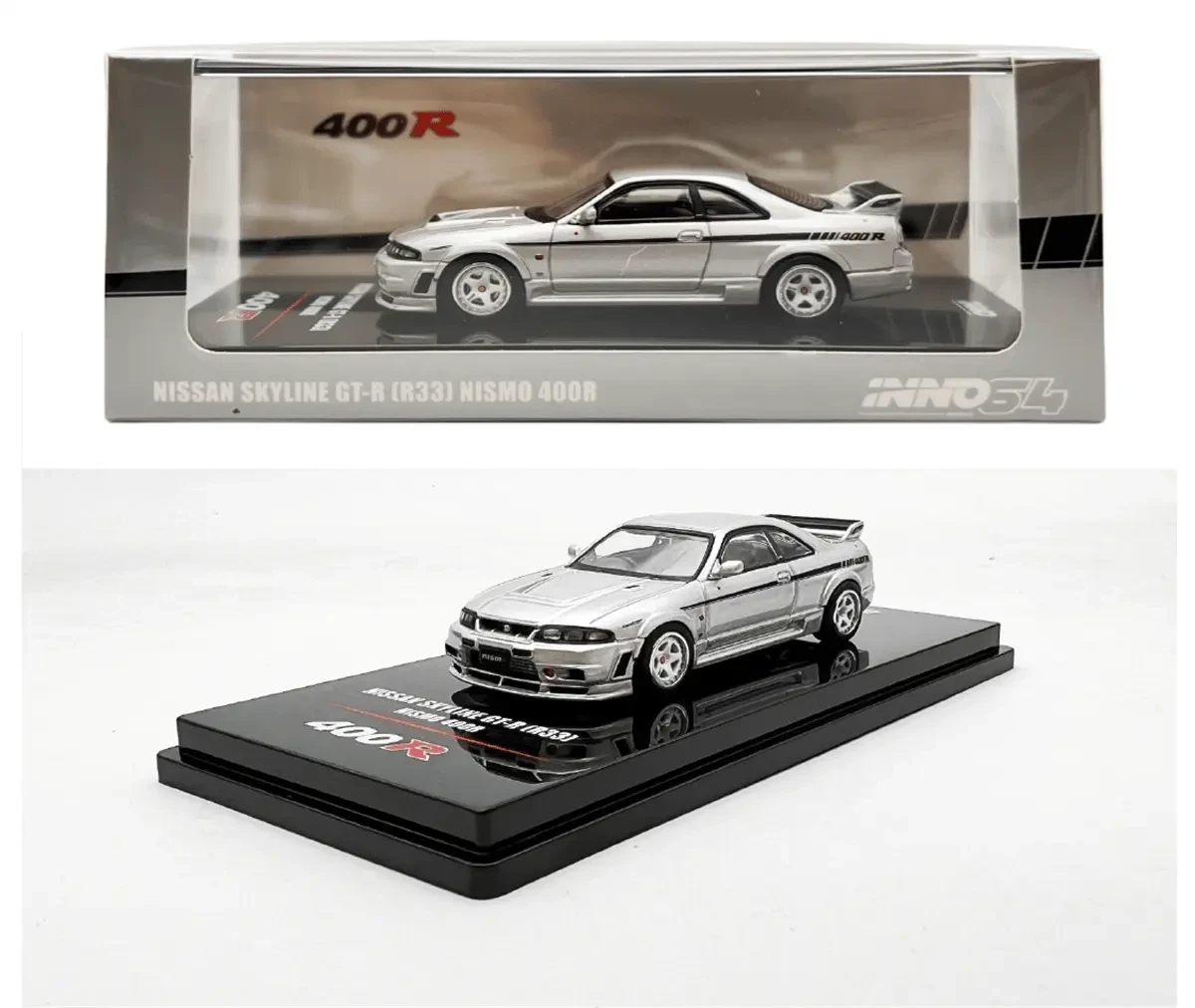 NISSAN SKYLINE GT-R (R33) NISMO 400R Sonic Silver: No Package: Image 10