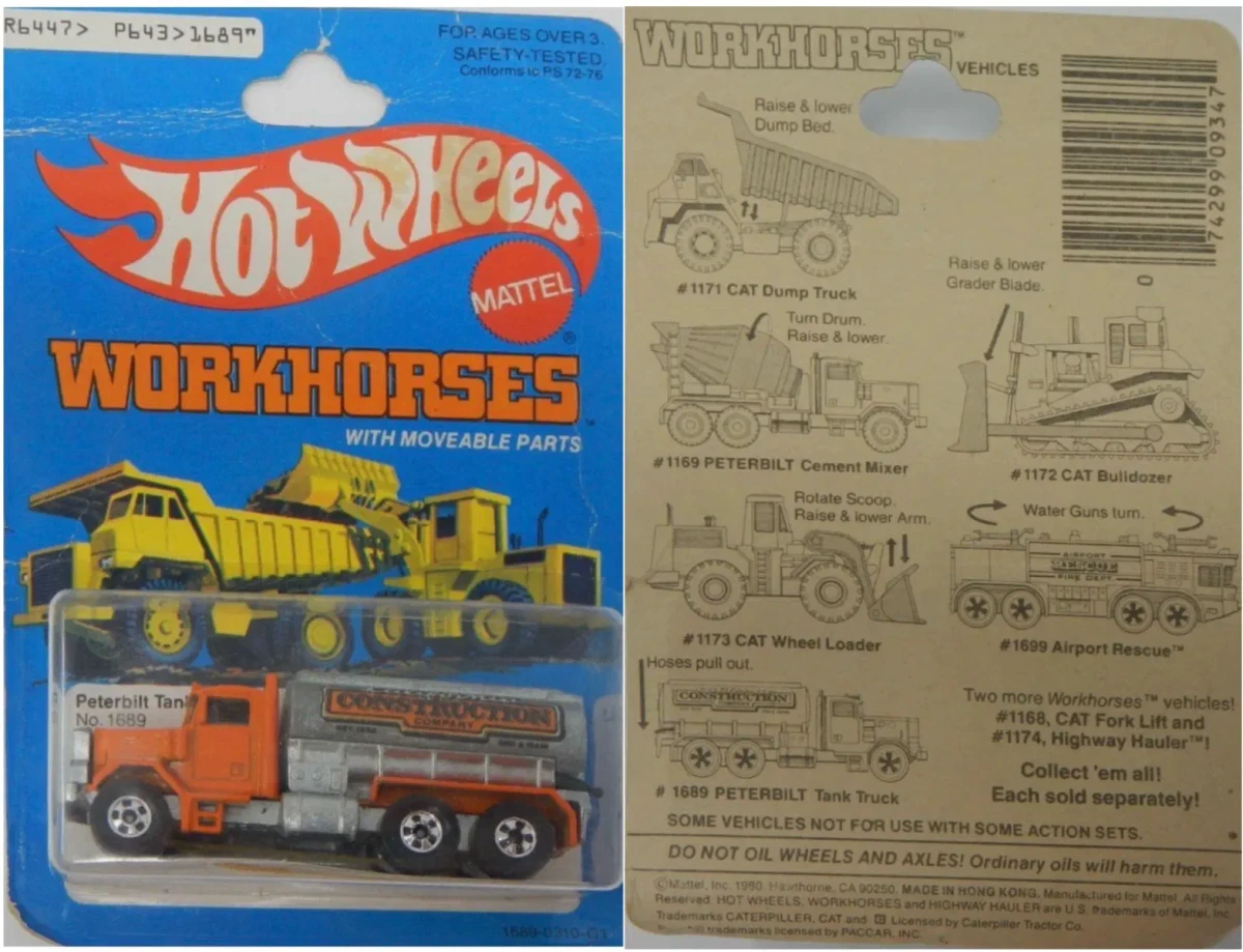 1981 Peterbilt Tank Truck Orange: Long (INT): Image 4