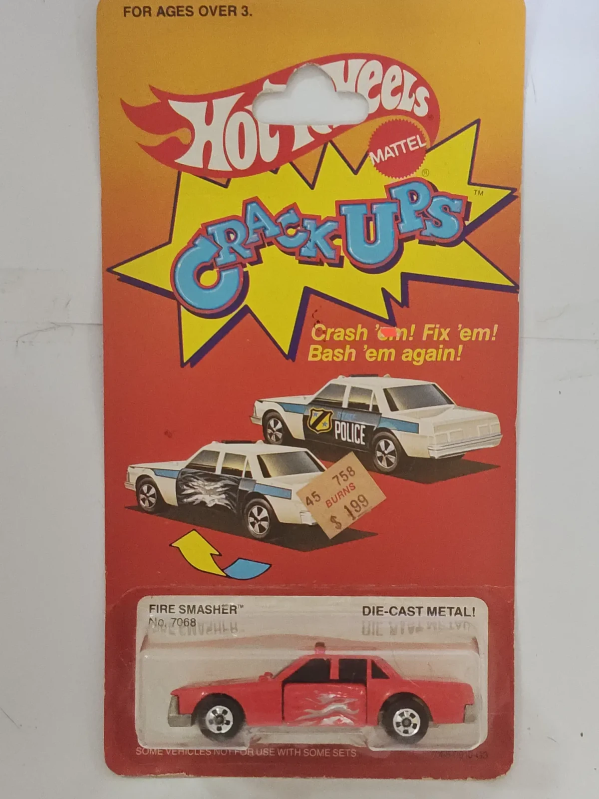 1984 Fire Smasher - Fire Chief Red: Long (US): Image 2