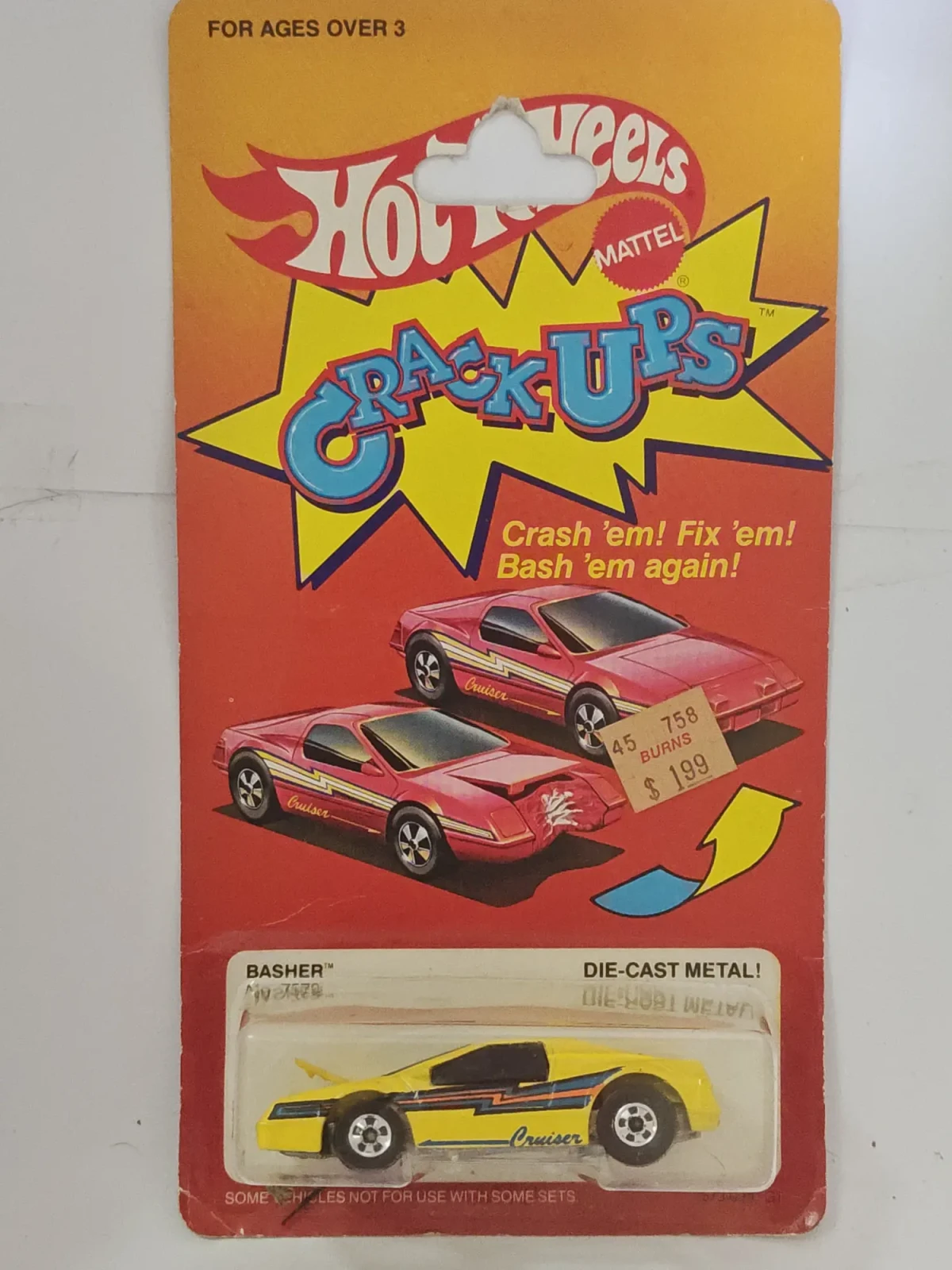 1985 Basher (Stocker Smasher) Yellow: Long (US): Image 2