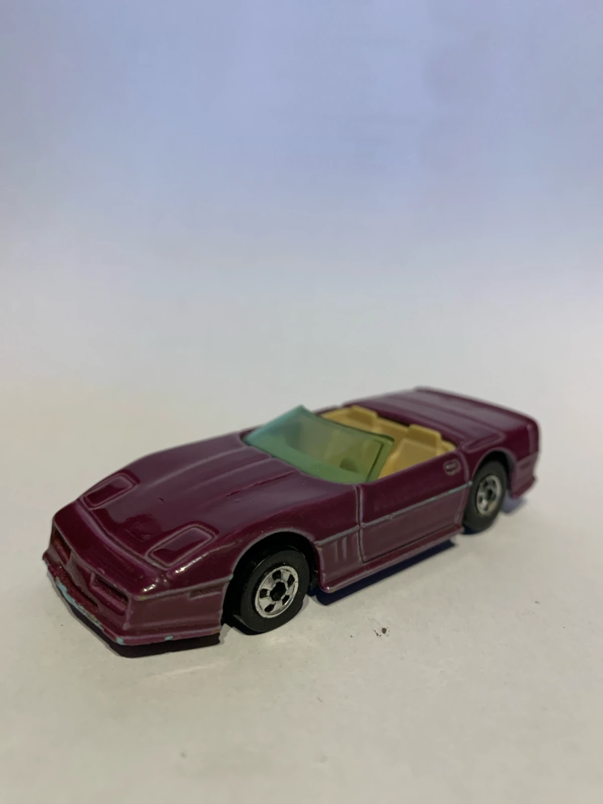 1990 Corvette Convertible Purple: No Package: Image 2