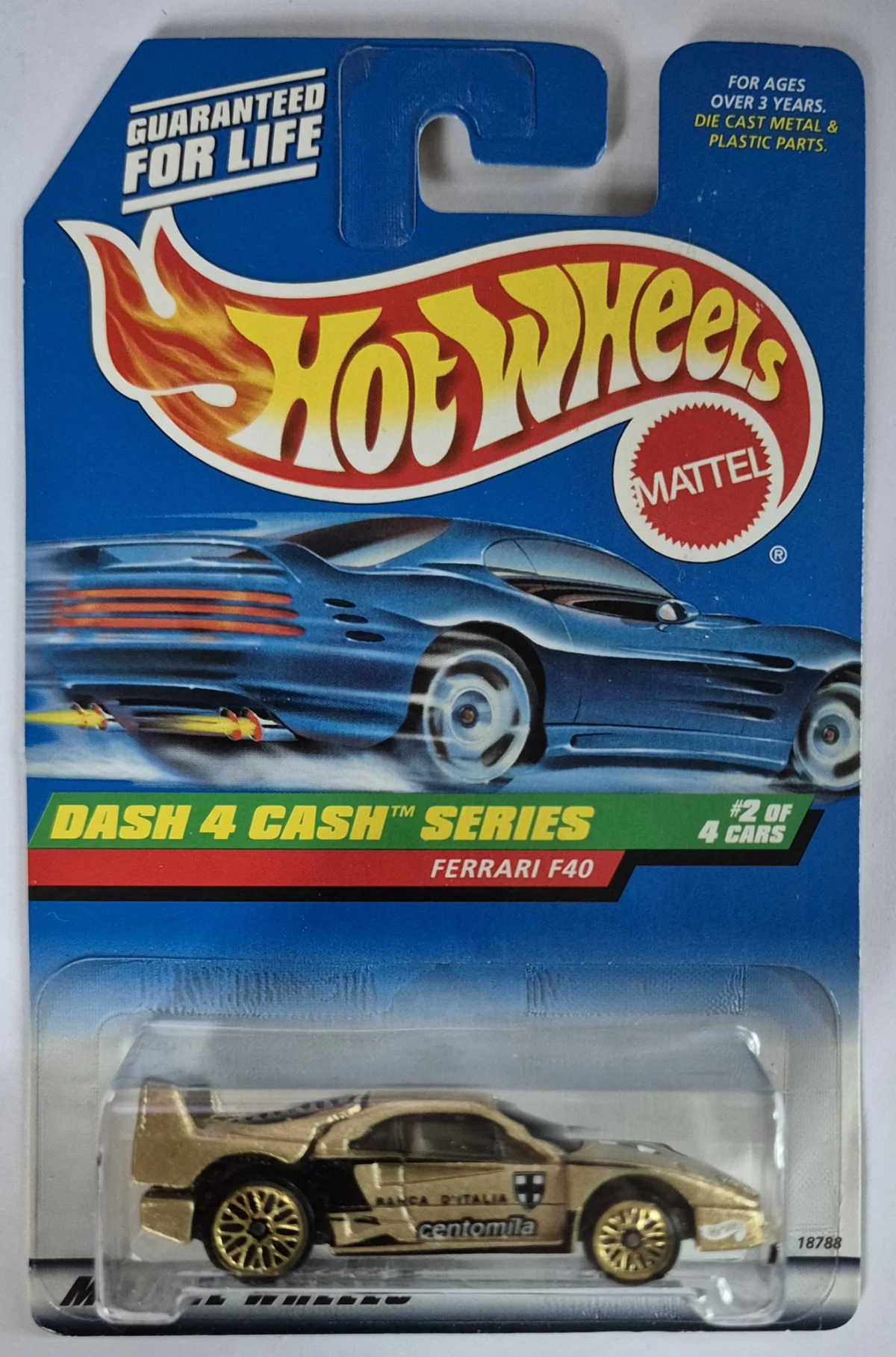 1998 Ferrari F40 Gold: Long (US): Image 2