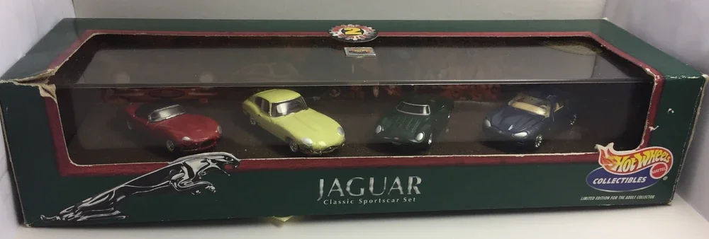 Hot Wheels Jaguar Classic Sportscar 4-Car Set