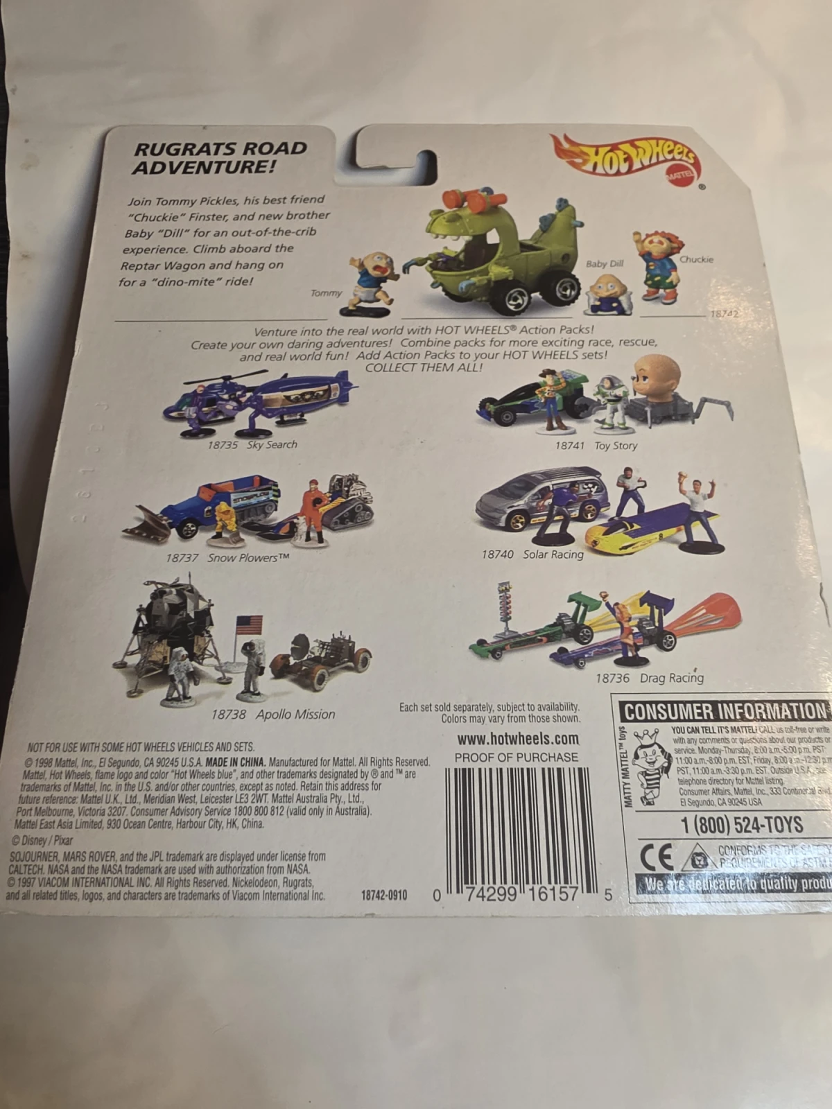 1999 The Rugrats Movie - Action Pack: Long (US): Image 2