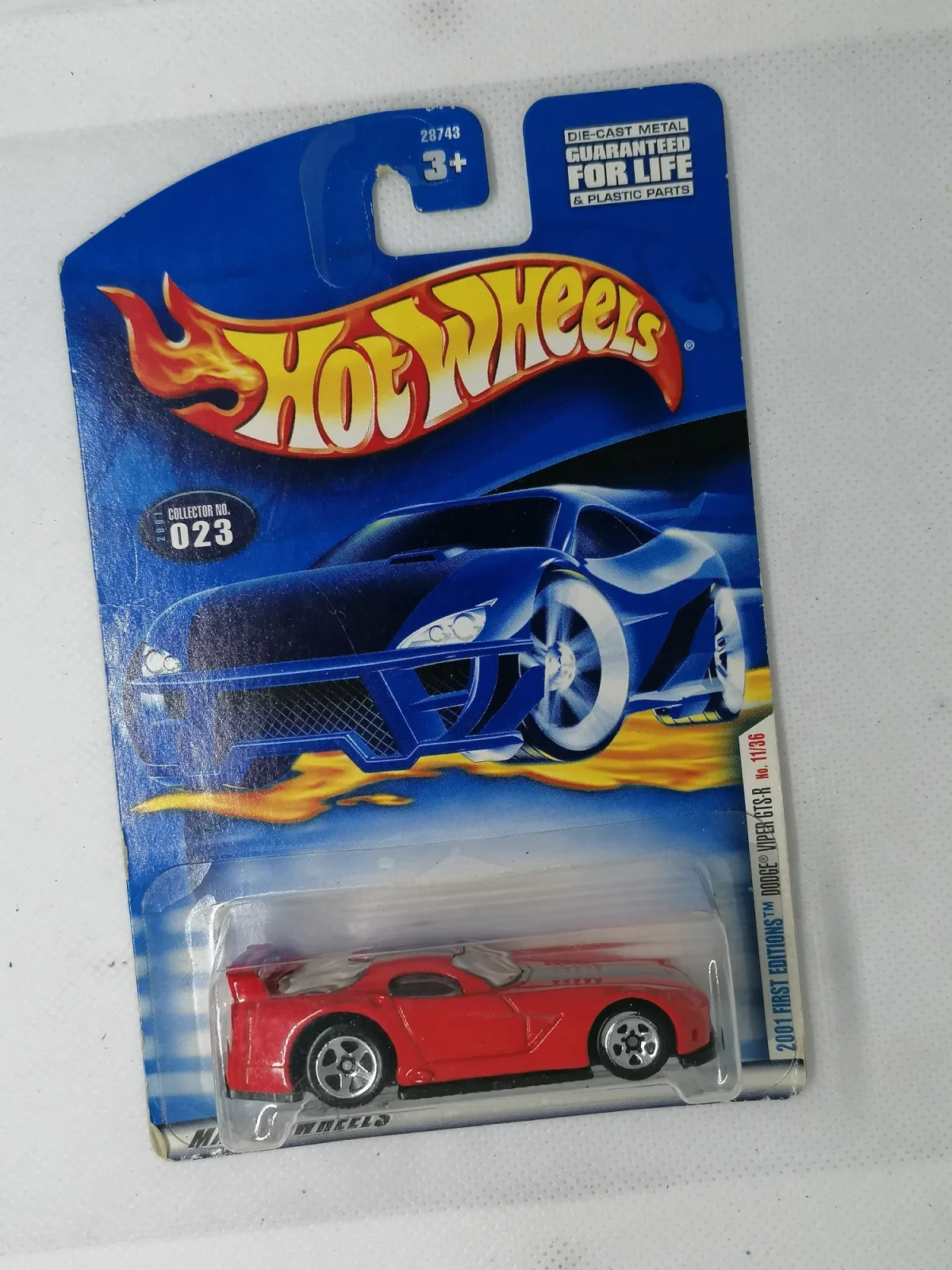 2001 DODGE VIPER GTS-R Red: Long (US): Image 2