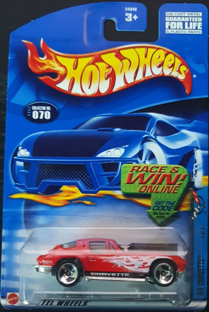2002 63 Corvette Red: Long (US): Image 2