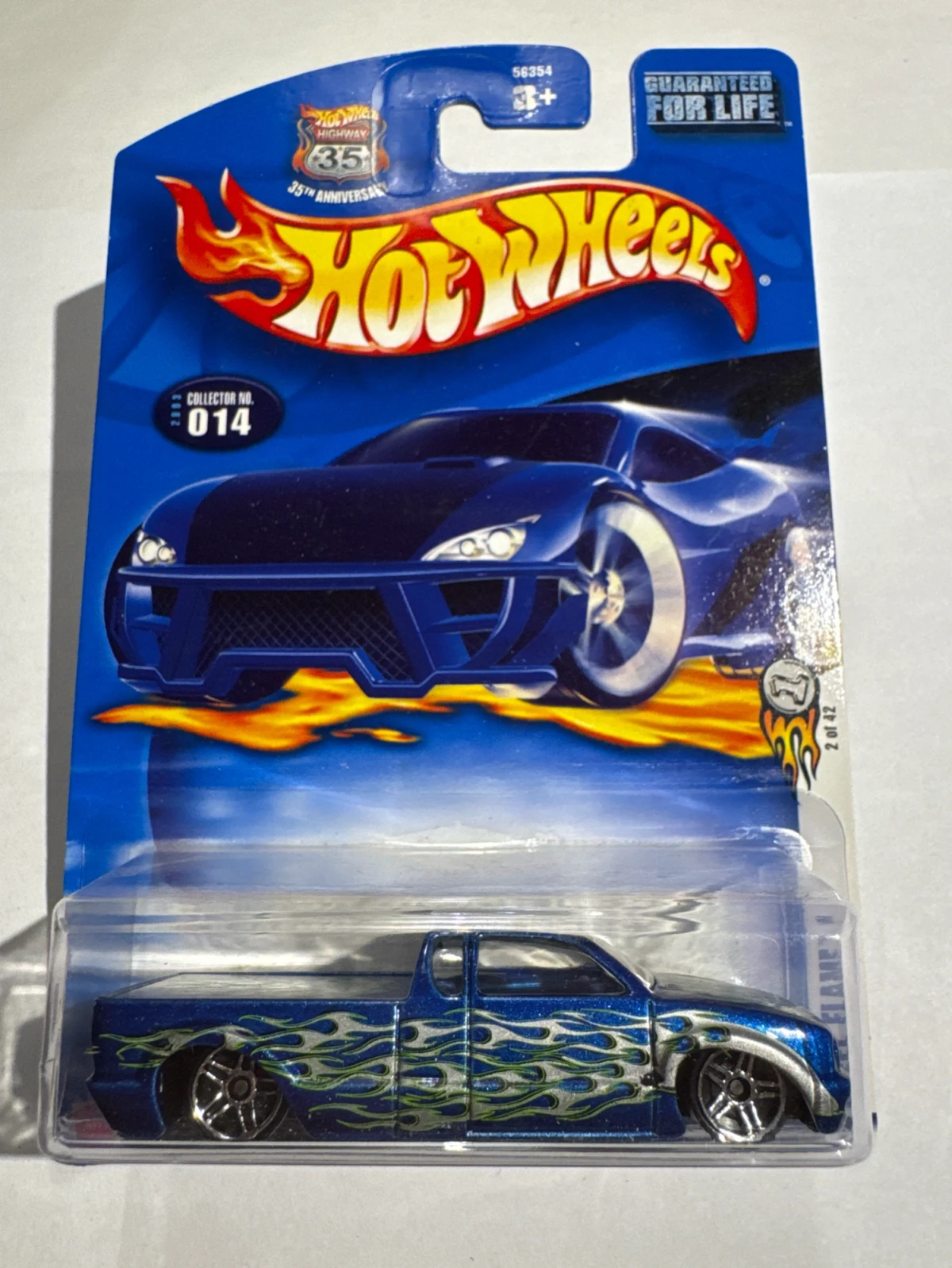 2003 Steel Flame Blue: Long (INT): Image 2
