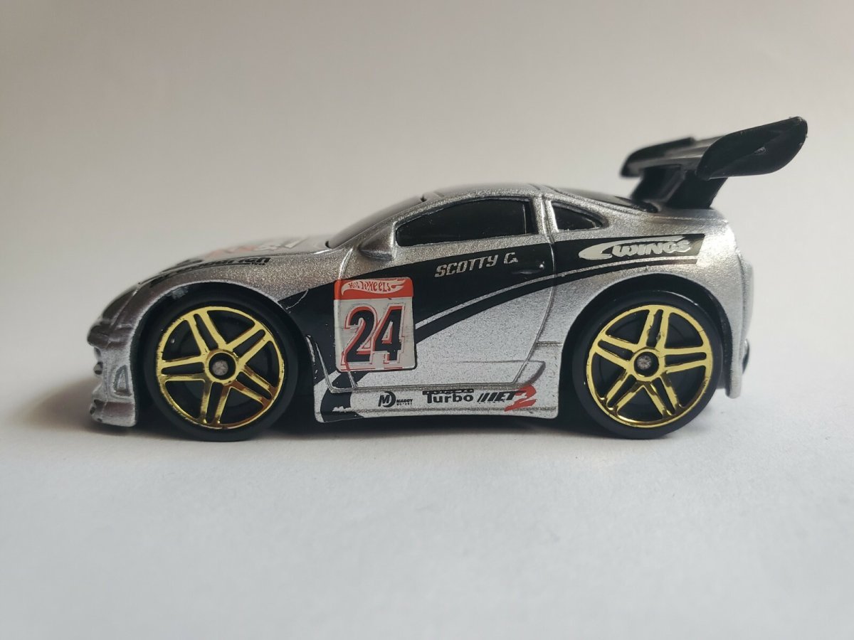 2004 Tooned Toyota Supra Silver: Image 3