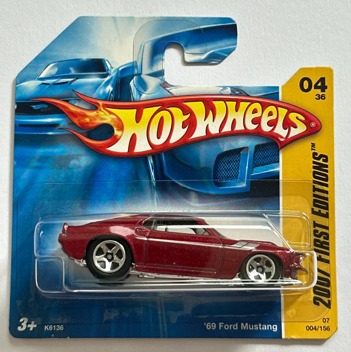 2007 69 Ford Mustang Red: Short: Image 2