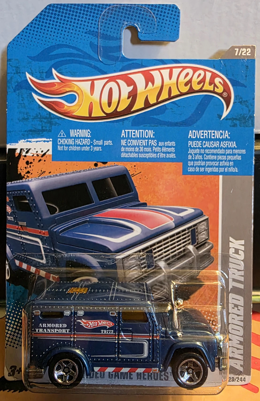 2011 Armored Truck Blue: Long (INT): Image 2