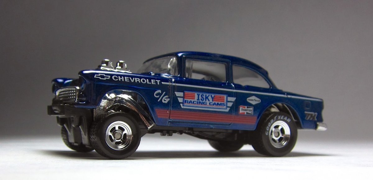 2014 55 Chevy Bel Air Gasser Blue: Image 10