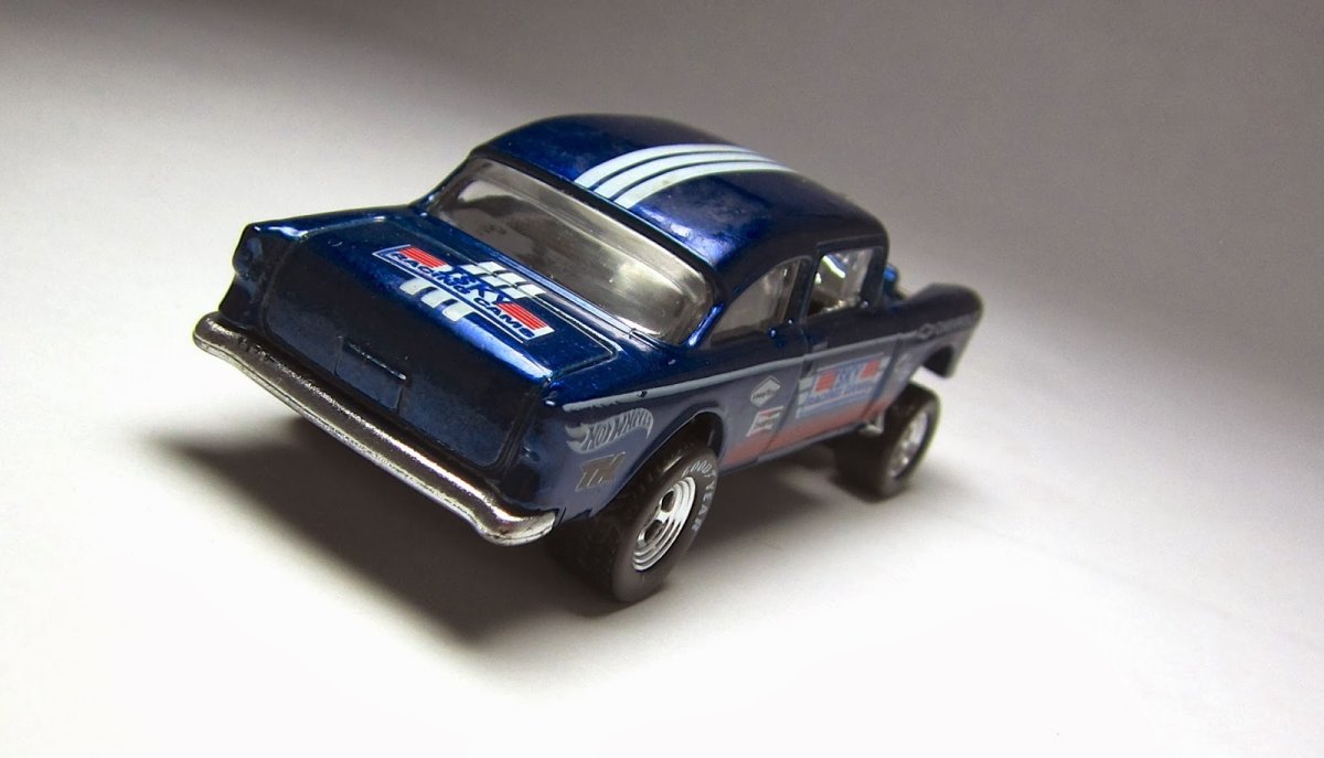 2014 55 Chevy Bel Air Gasser Blue: Image 7