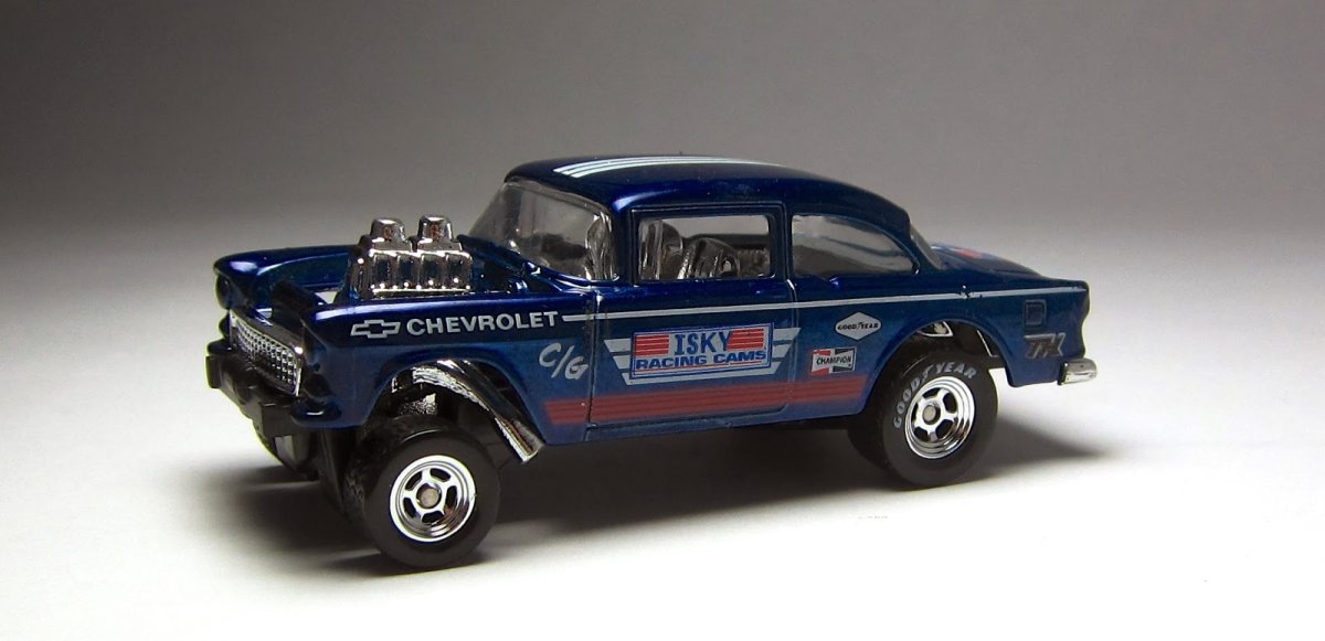 2014 55 Chevy Bel Air Gasser Blue: Image 11