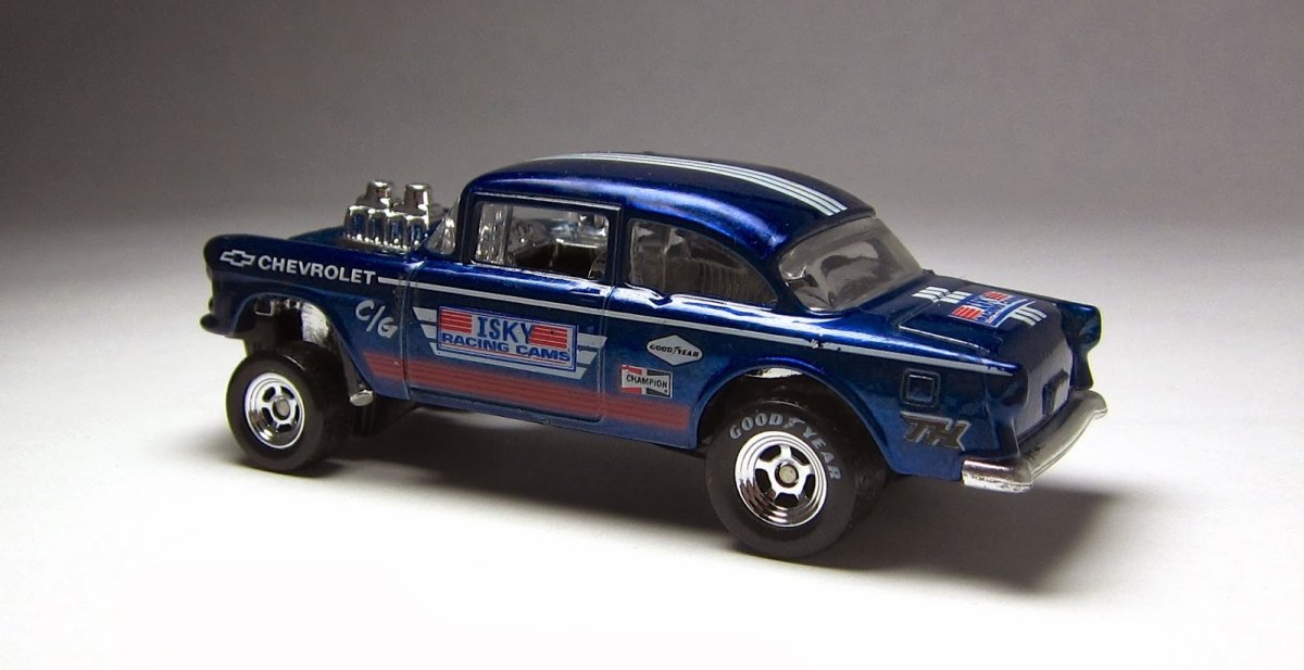 2014 55 Chevy Bel Air Gasser Blue: Image 6