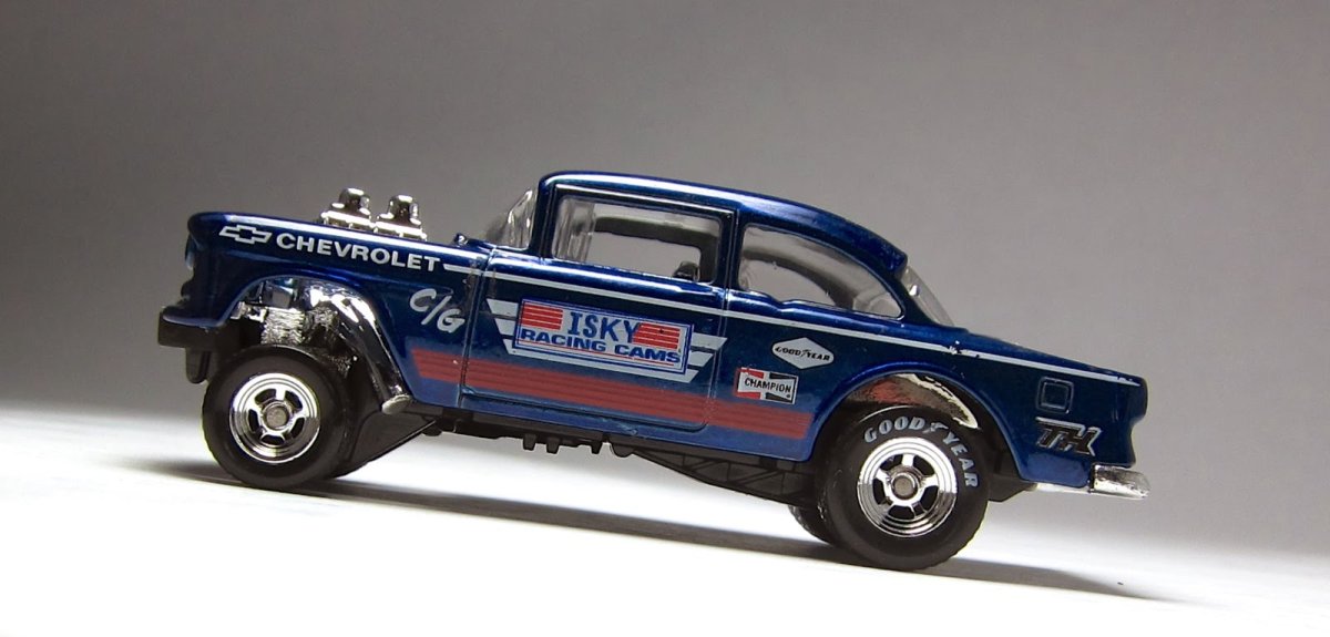 2014 55 Chevy Bel Air Gasser Blue: Image 2